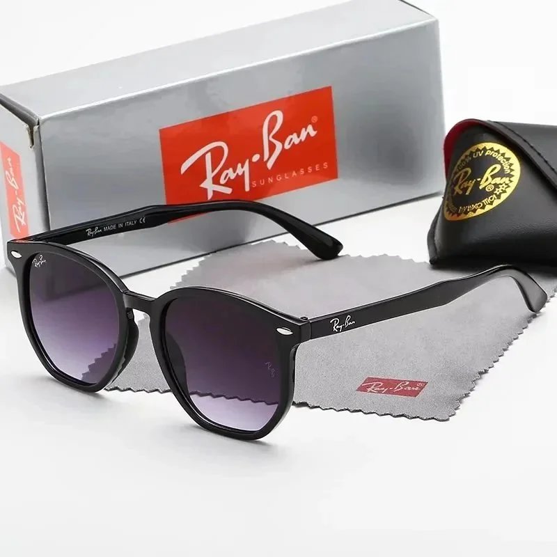 Ray-Ban Wayfarer Gradient Purple Sunglasses - 5