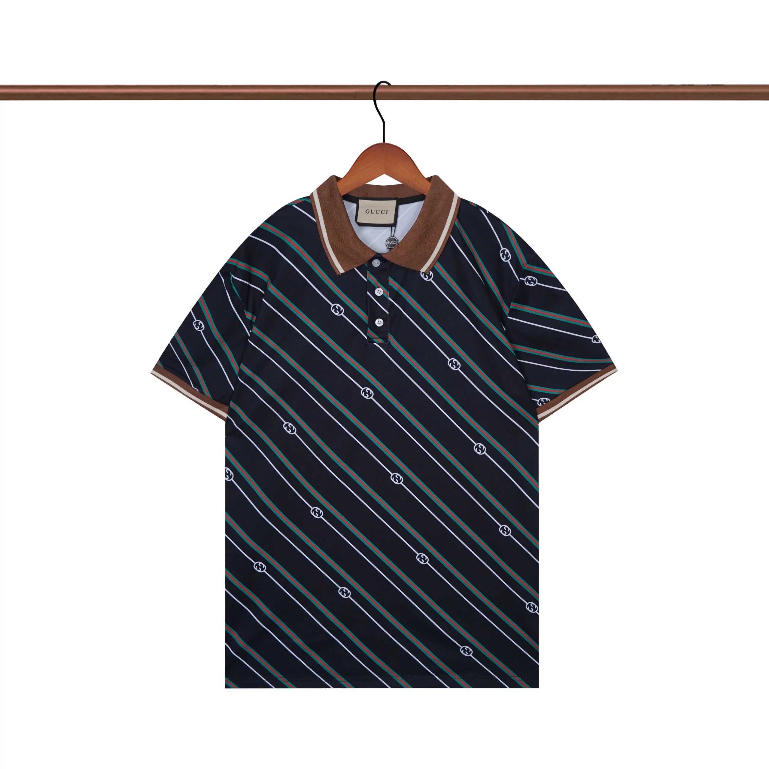 Gucci Logo Print White Polo Shirt - 25