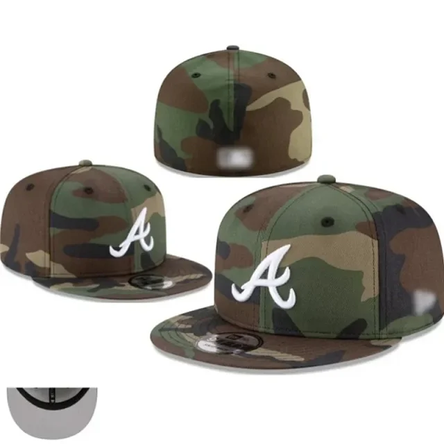 New Era Hats 59FIFTY-style flat-brim fitted baseball caps with embroidered team logos product detail image 31