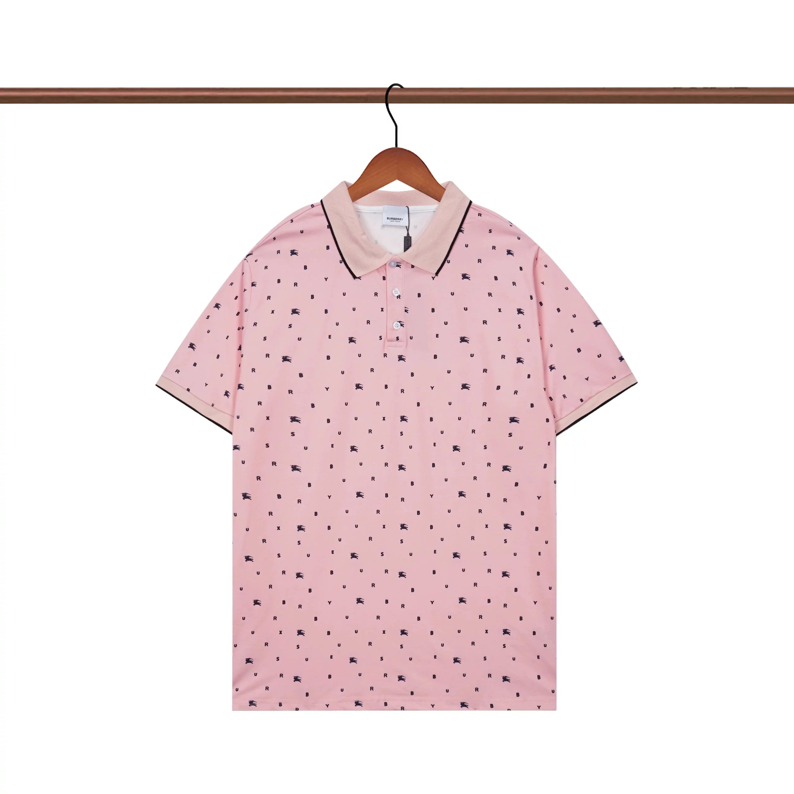 Burberry Classic Check Polo Beige Multicolor Polo Polo Shirt - 6
