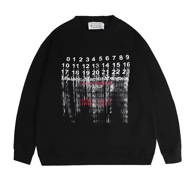 Maison Margiela Hoodies & Sweatshirts Graphic Crewneck Sweatshirt product detail image 13
