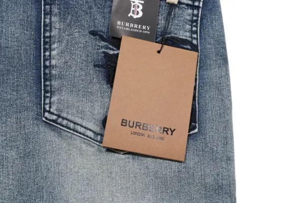 Burberry Logo-Embroidered Straight-Leg Denim Jeans - 12