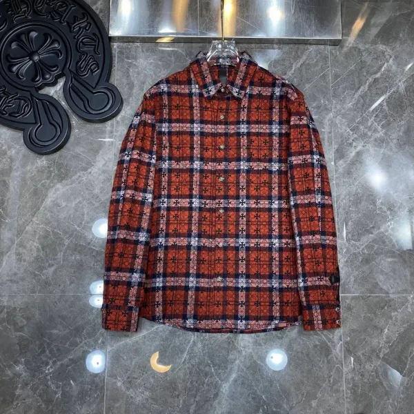Burberry Pink Check Cotton Shirt - 15