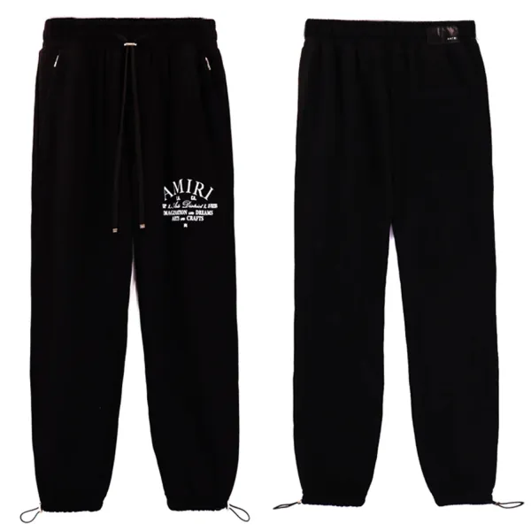 Amiri Cotton Terry Sweatpants Black - 20