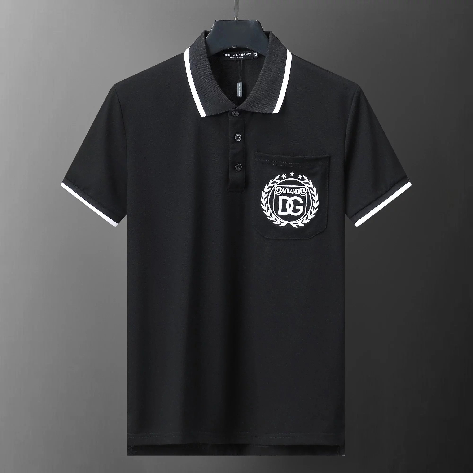 Dolce & Gabbana Heart DG Logo White Polo Shirt - 20