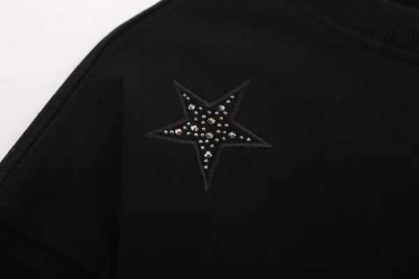 Givenchy Star-Print Black Sweatshirt Sweater - 4