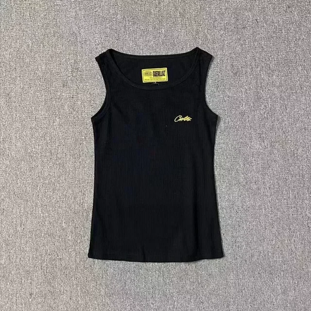Corteiz Vests Ribbed tank top with oval graphic product detail image 11