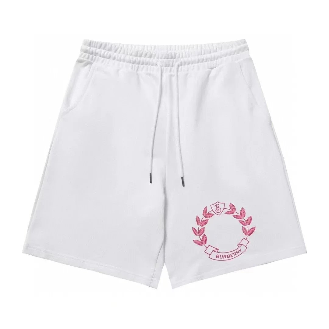 Burberry Thomas Bear Print Cotton Sweat Shorts White - 24