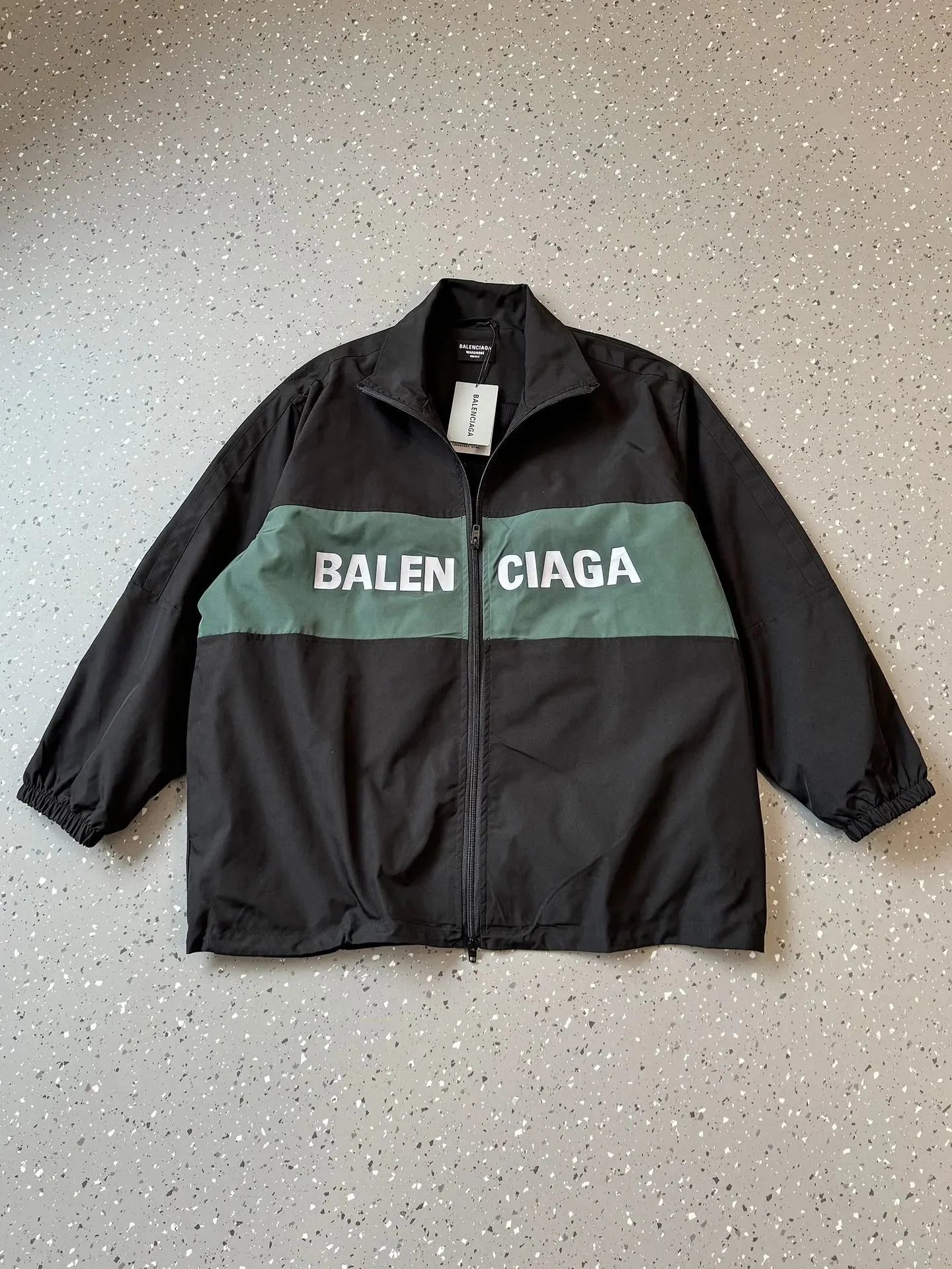 Gucci GG Pattern Track Jacket Navy with Red and White Stripes - 38