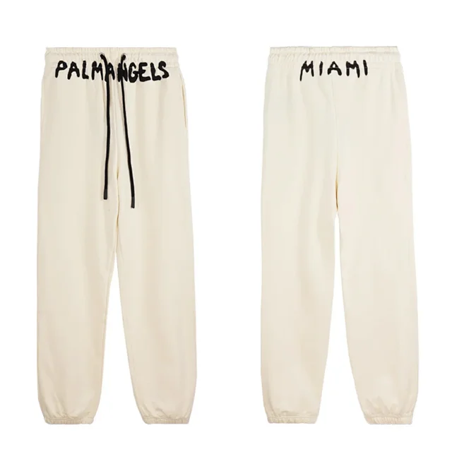 Palm Angels Trousers Elastic-Waist Graphic Jogger product detail image 14