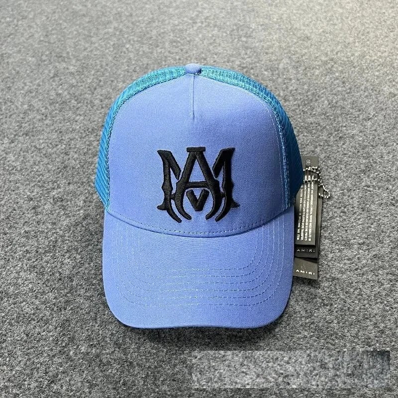 Design Trucker Cap Blue Mesh Back Baseball Cap - 15