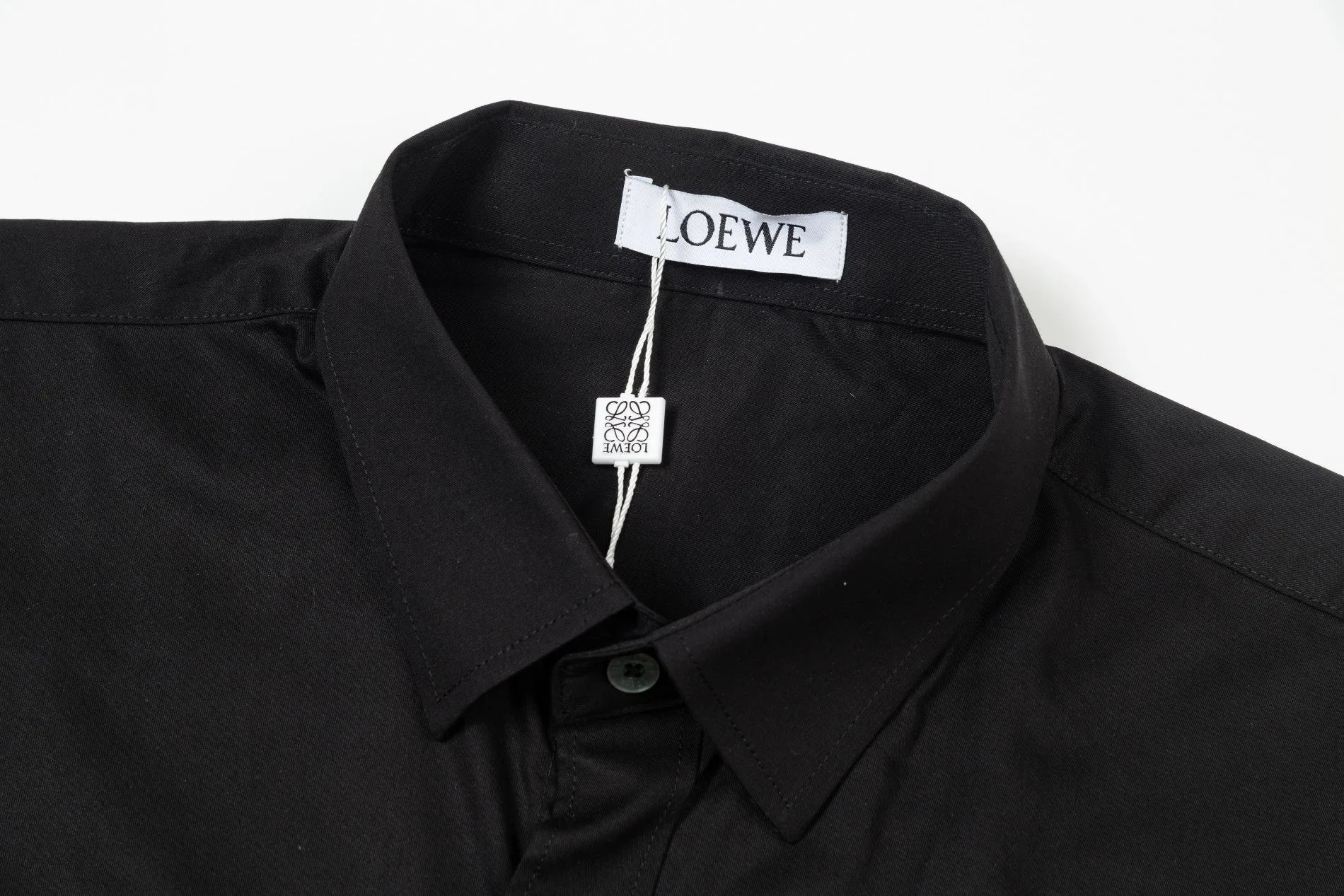 Loewe Logo Patch Shirt Black - 4