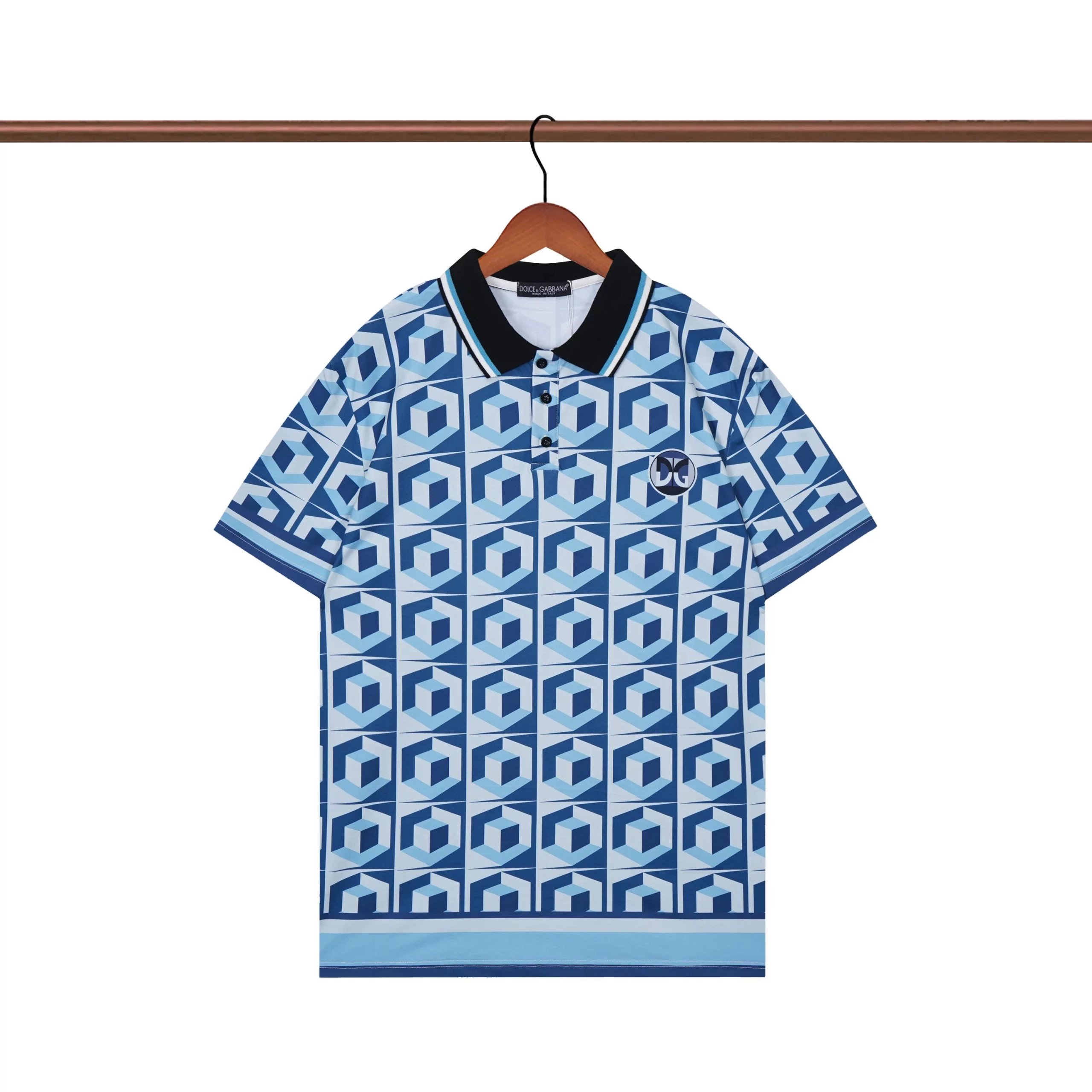 Dolce & Gabbana Heart DG Logo White Polo Shirt - 34