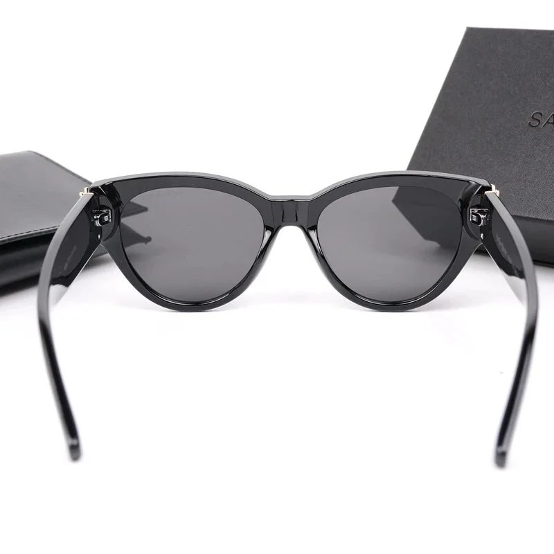 Saint Laurent Square Frame Gradient Purple Sunglasses - 5