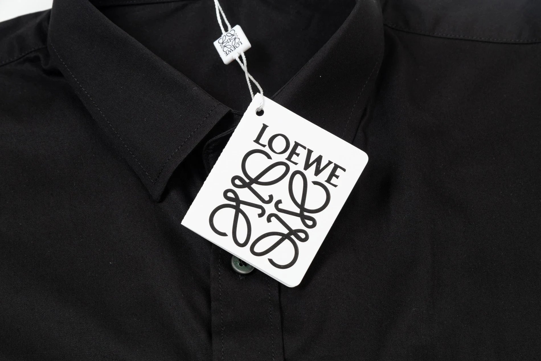 Loewe Logo Patch Shirt Black - 9
