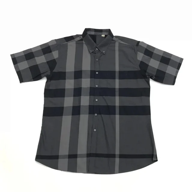 Burberry Shirts Short-Sleeve Check Button-Up Shirt product detail image 18