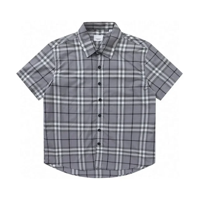 Burberry Shirts Short-Sleeve Check Button-Up Shirt product detail image 23