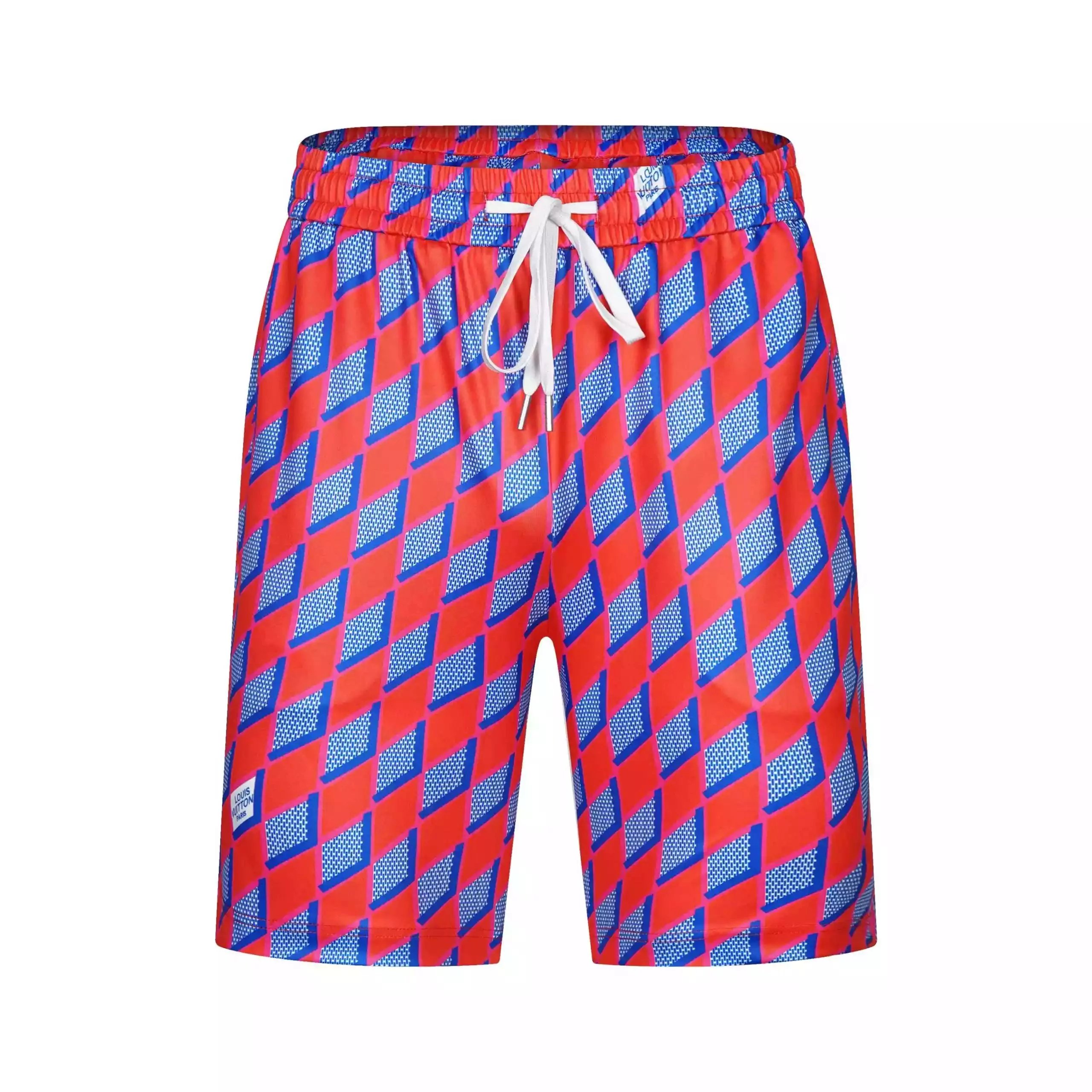 Design Louis Vuitton Logo Print White T-Shirt and Shorts Set Sets - 33