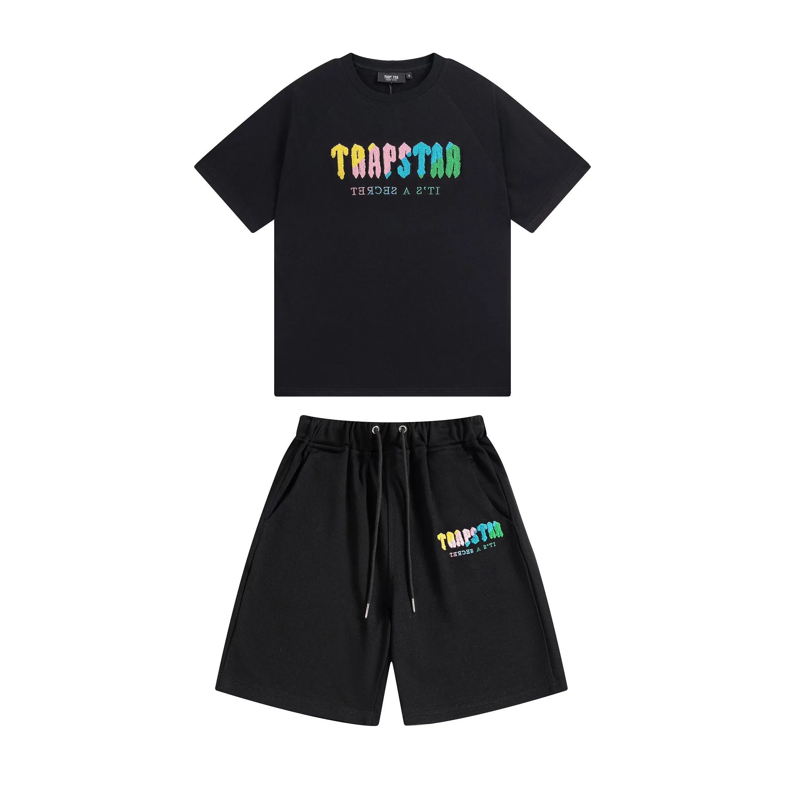 Trapstar Black T-Shirt and Shorts Set