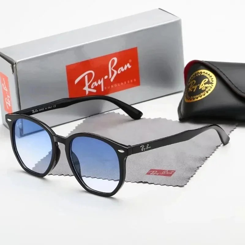 Ray-Ban Wayfarer Gradient Purple Sunglasses - 3