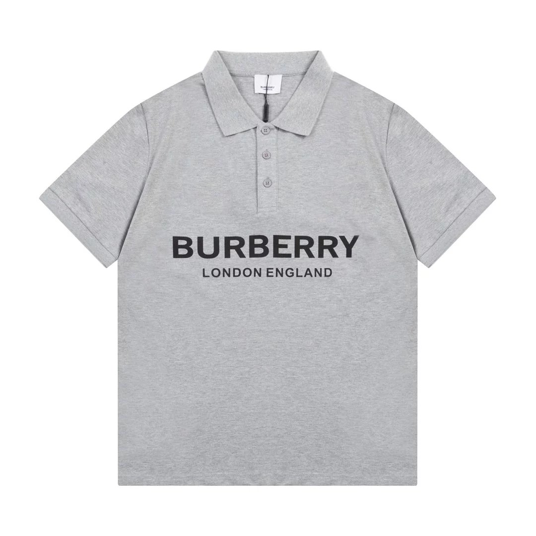 Burberry Leather-Patch Polo Black Polo Shirt - 13