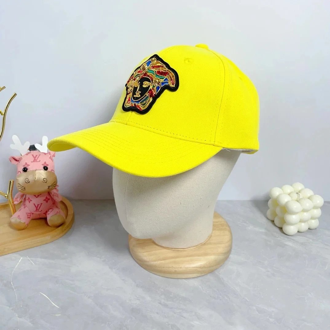 Unbranded Hats Baseball Cap with Embroidered Medusa-Style Patch image 9