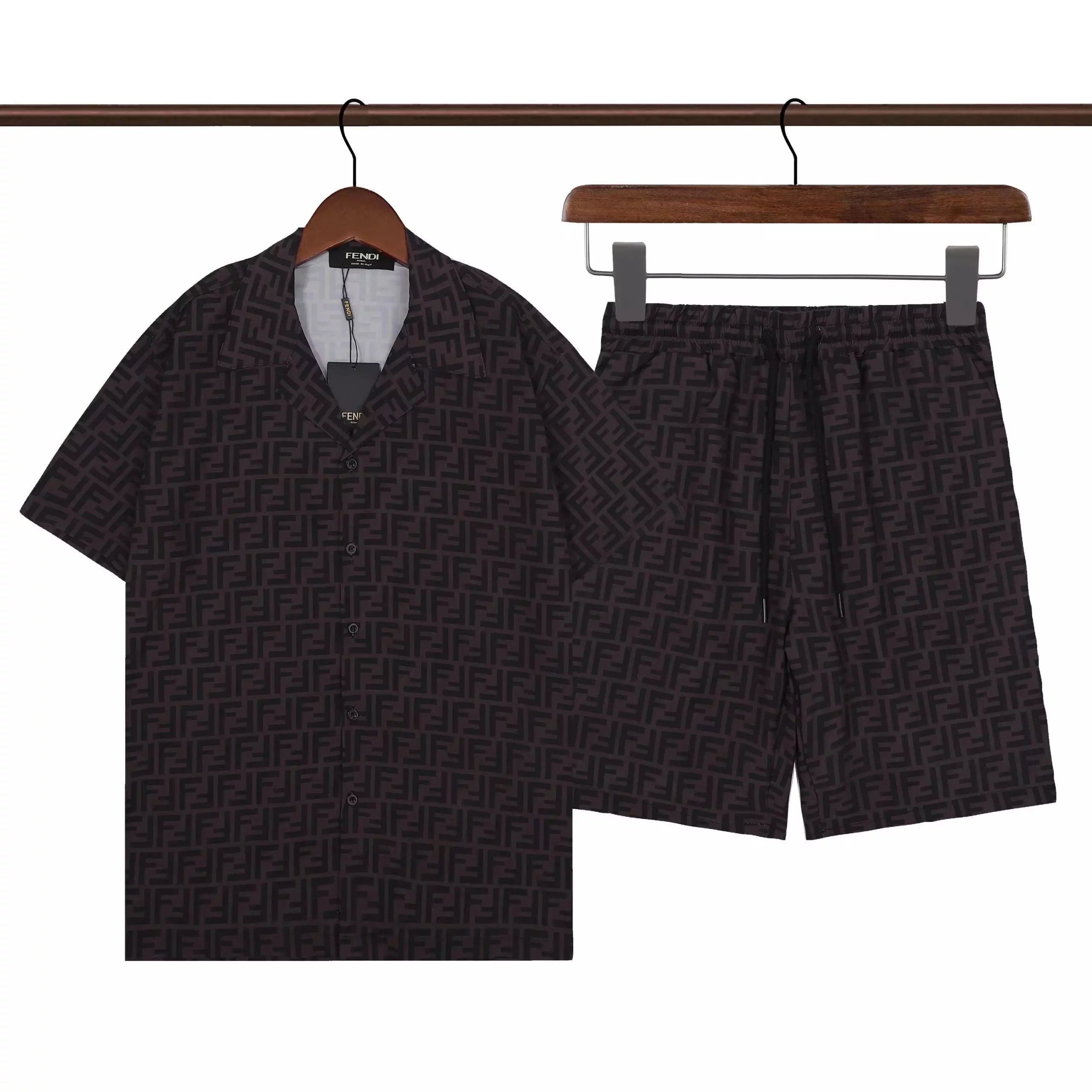 Fendi FF Print Short Sleeve Sh