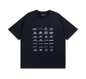 Design Graphic Print Navy T-Shirt - 3
