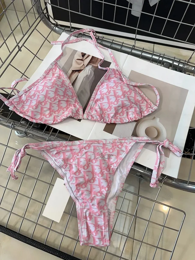 Christian Dior Swimwear Triangle string bikini set product detail image 16
