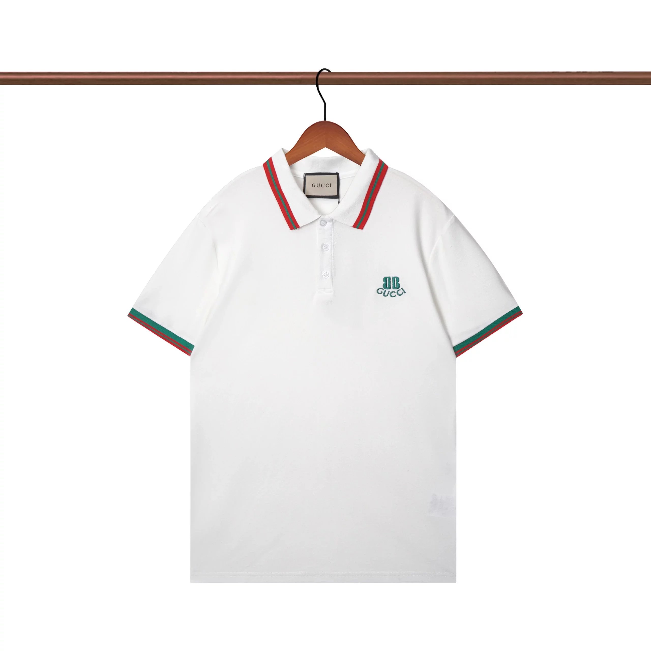 Gucci Pineapple Embroidered Polo Orange Polo Shirt - 27