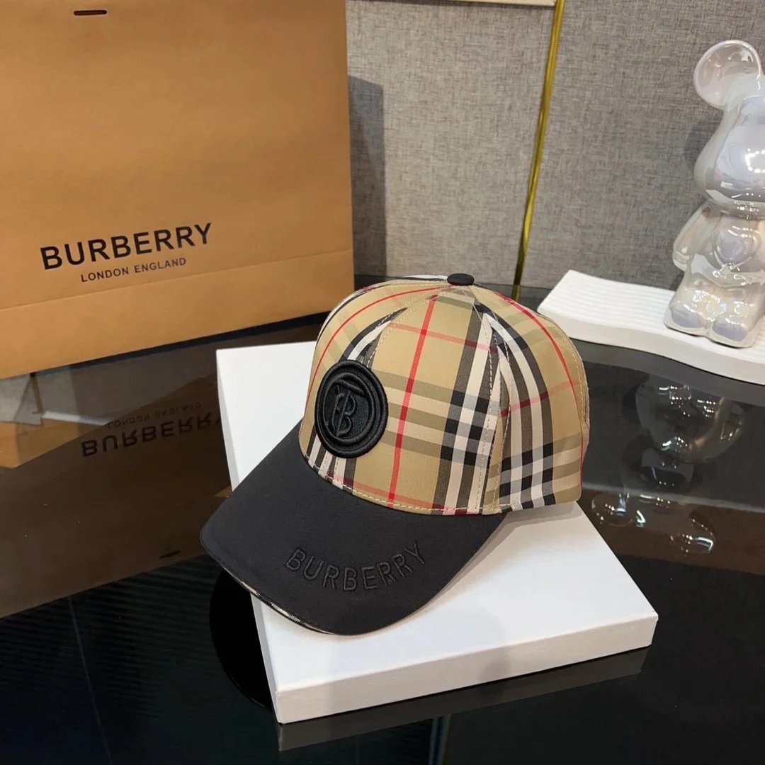 Burberry Logo-Embroidered Black Baseball Cap - 13