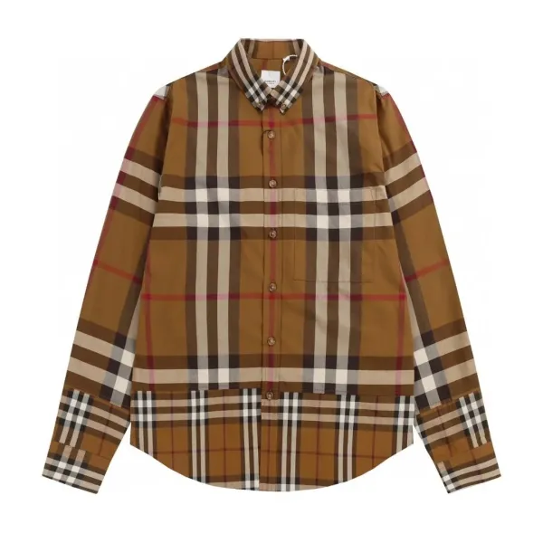 Burberry Classic Check Shirt Beige Multicolor Shirt - 15