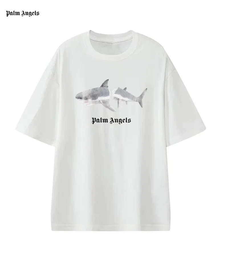 Palm Angels Bandana Bear Print White T-Shirt - 9