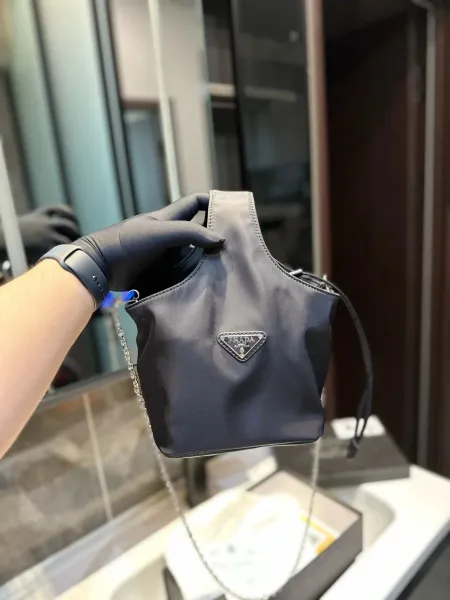 Prada Re-Nylon Mini Shoulder Bag Black - 8