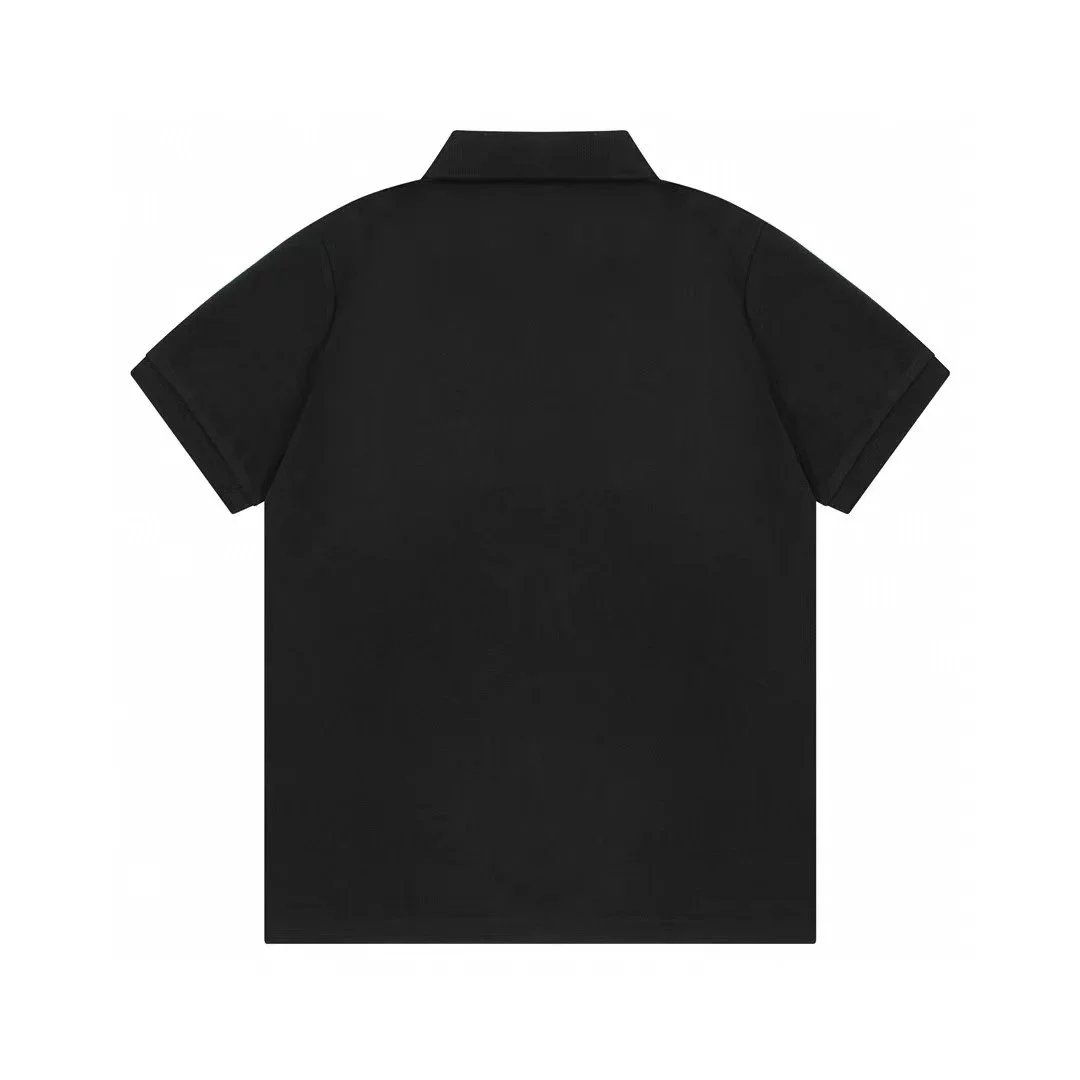 Louis Vuitton LV Monogram Embroidered White Polo Shirt Tops Polo - 4