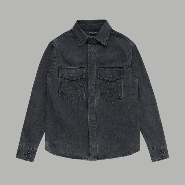Louis Vuitton Jackets Monogram denim trucker jacket product detail image 21