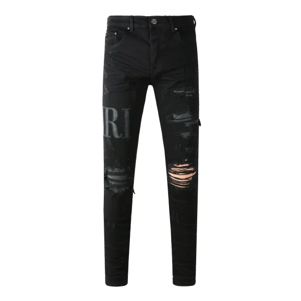 Gallery Dept. Distressed Black Denim Jeans - 19