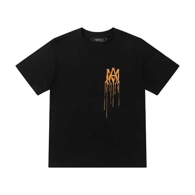 AMIRI T-Shirts Short-Sleeve Crew-Neck Logo-Print product detail image 15