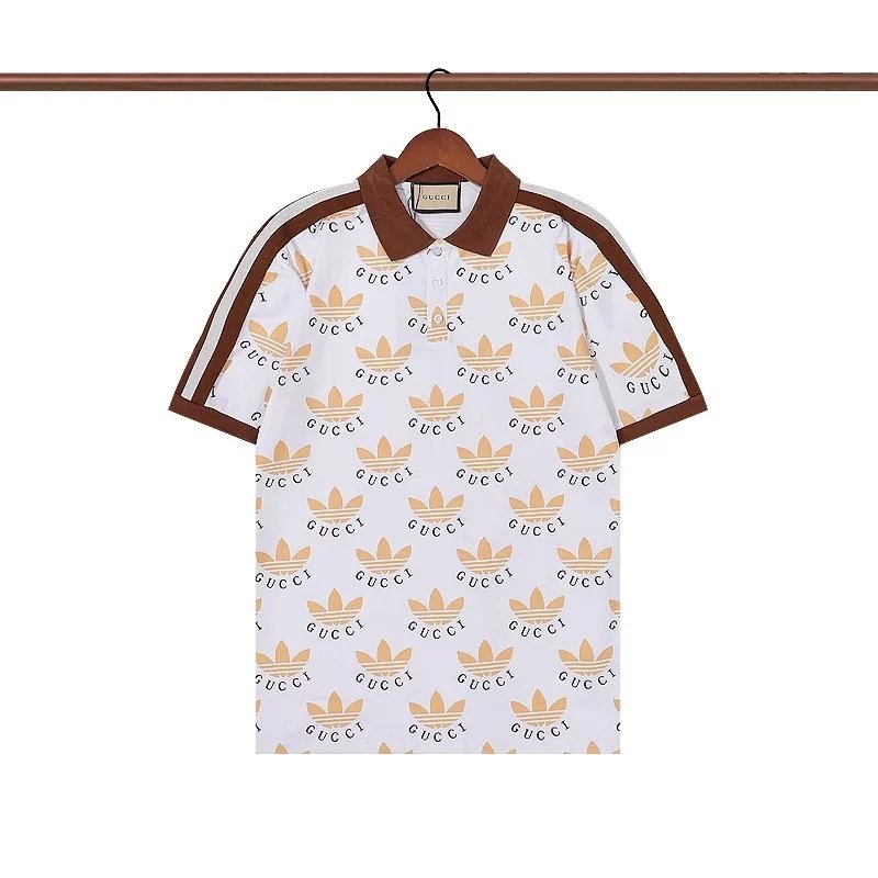 Gucci GG Logo Print Polo White Polo Shirt - 20