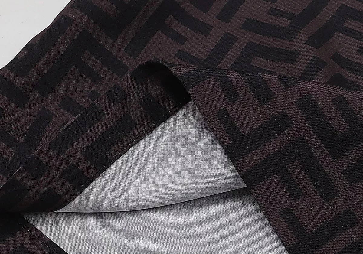 Fendi FF Monogram Print Shorts Black - 10