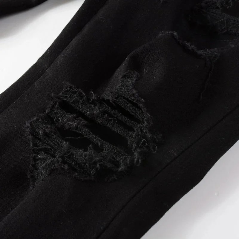 Gallery Dept. Patchwork Distressed Black Jeans - 14