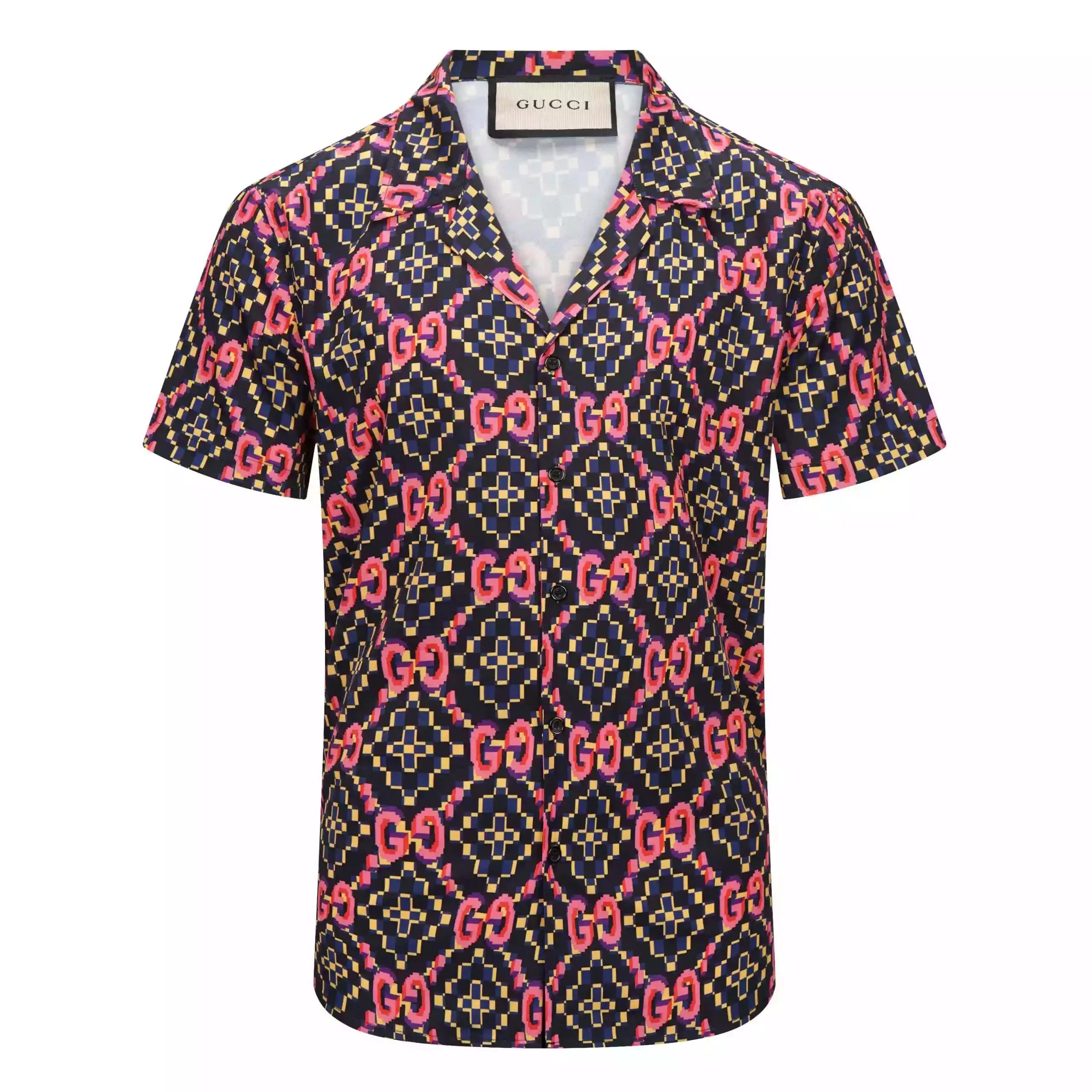 Gucci GG Mosaic Print Short-Sleeve Shirt and Shorts Set Multicolor - 22