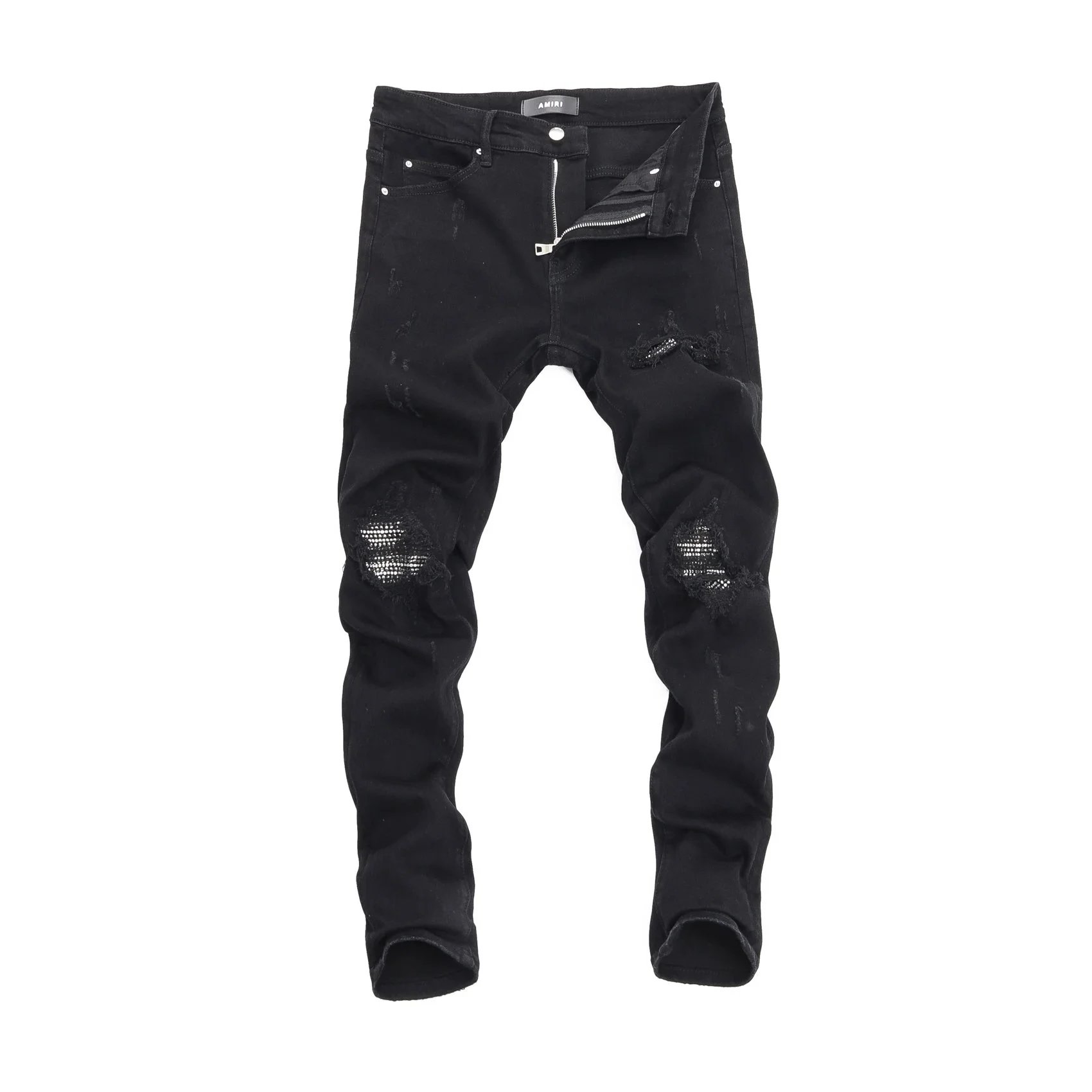 Gallery Dept. Patchwork Distressed Black Jeans - 29
