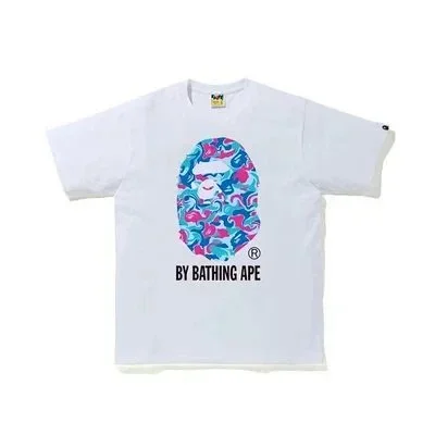 A Bathing Ape T-Shirts Short Sleeve Camouflage Head Graphic product detail image 38