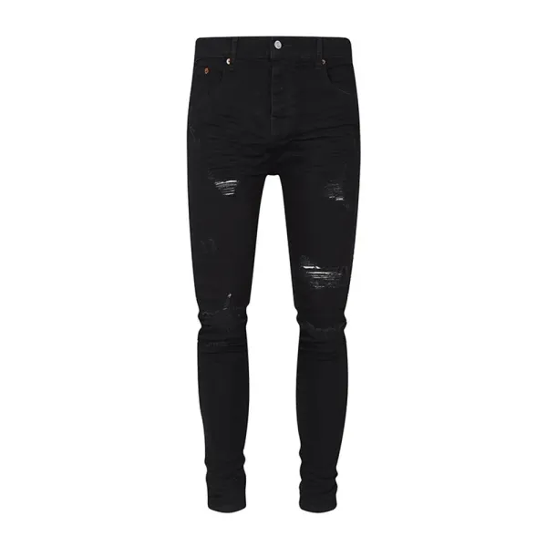 Off-White Paint Splatter Distressed Skinny Jeans - 25