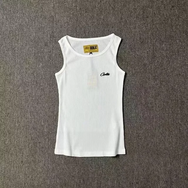 Corteiz Vests Ribbed tank top with oval graphic product detail image 12