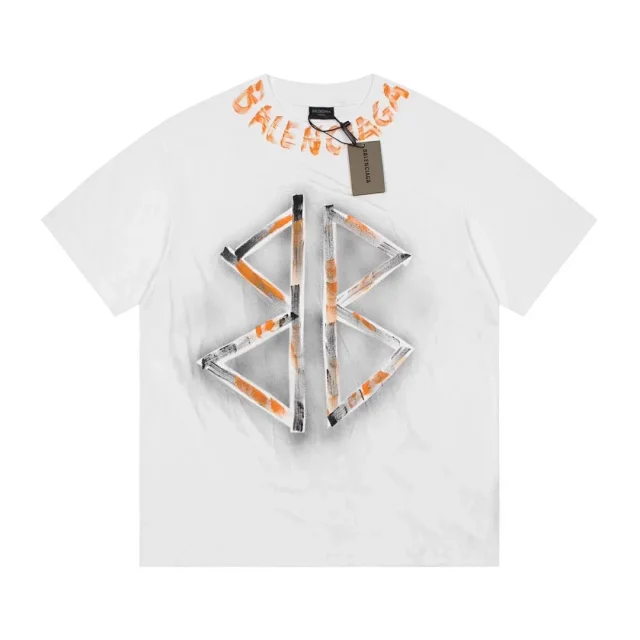 Balenciaga T-Shirts Graphic Logo Print product detail image 13