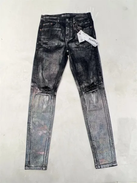 Off-White Paint Splatter Distressed Skinny Jeans - 35