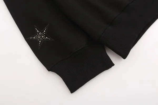 Givenchy Star-Print Black Sweatshirt Sweater - 7