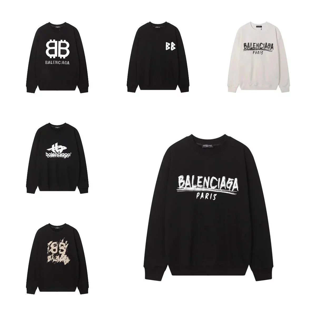 Balenciaga Logo Print Sweatshi
